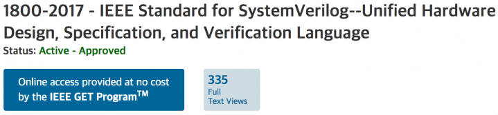 IEEE Standard for SystemVerilog (1800-2017)